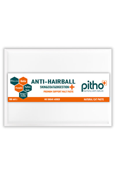 Pitho Anti Hairball Premium Support | Tüy Yumağı Önleyici Sindirim Destekleyi...