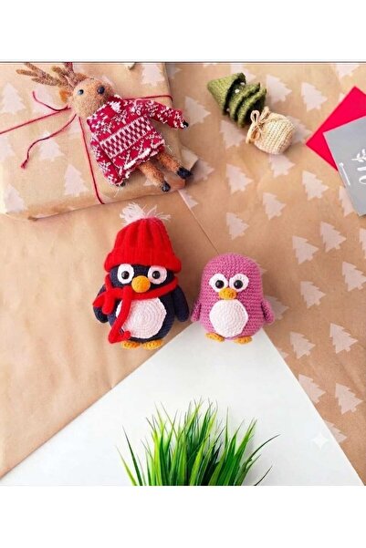Toys Amigurumi Organic Penguin Toy Set (HAND KNITTED)