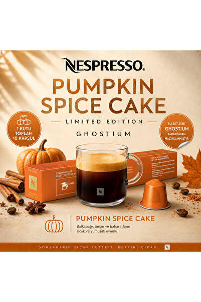 Nespresso كبسولات كيك اليقطين الفضائية 10 قطع