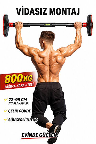 Havana Yeni Nesil 72-95CM Kapı Barı Koridor Barfiksi Barfix Spor Aleti Demiri...