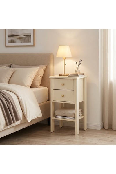 Home MANDOSİ ÇİFT ÇEKMECELİ KOMODİN KUMBEJİ