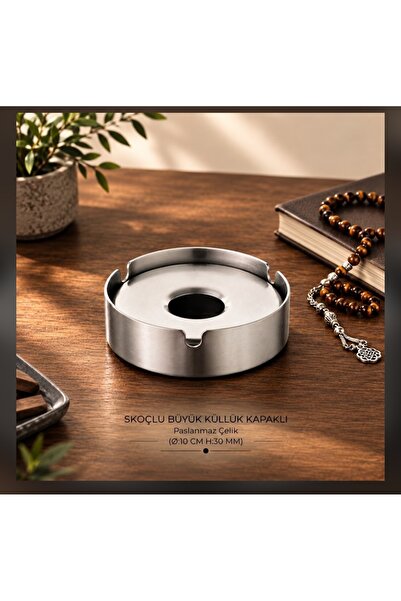 EMİN SKOÇLU BÜYÜK KÜLLÜK KAPAKLI (Ø:10 CM H:30 MM) 5 adet