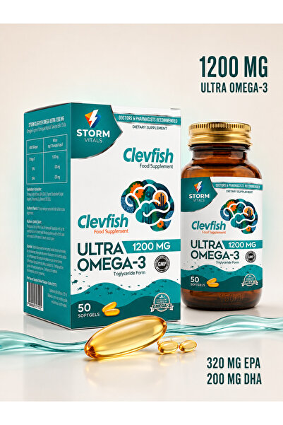 STORM VİTALS Ultra Omega-3 1200mg 50 Softjel