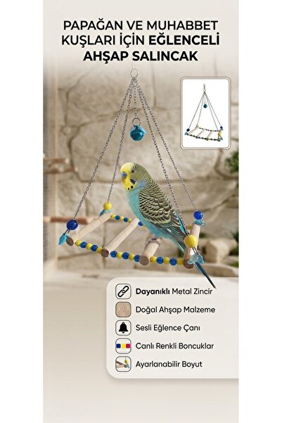 TUĞRA PET MARKET Muhabbet Kuşu Salıncağı
