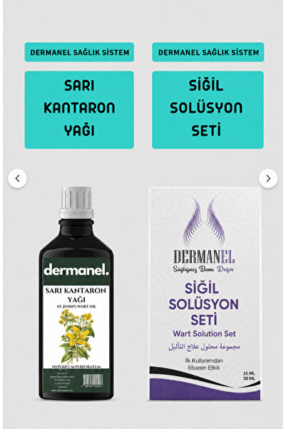 Dermanel Sarı Kantaron Yağı Siğil Solüsyon Seti