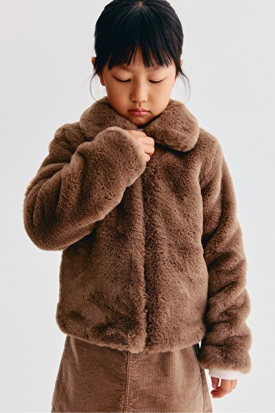 H&M Kabarık Tüylü Ceket
