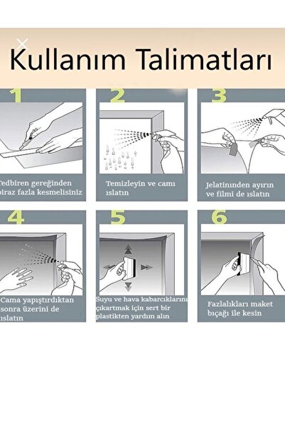 OSSOFOL Statik kendinden yapışkanLı dekoratif cam filmi 127 x 1 metre mozaik desen