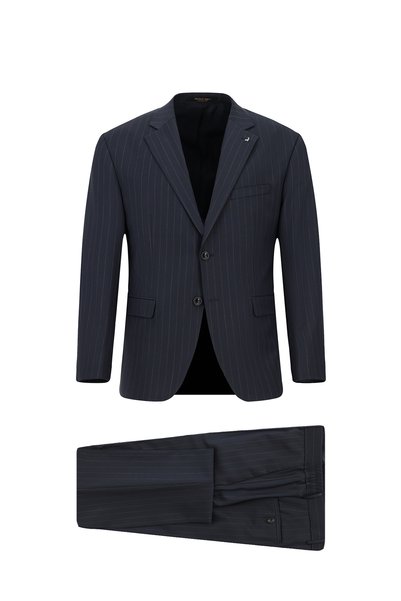 Abdullah Kiğılı 4 Drop Relaxed Fit Comfortable Cut Wool Piece Striped Elastic...