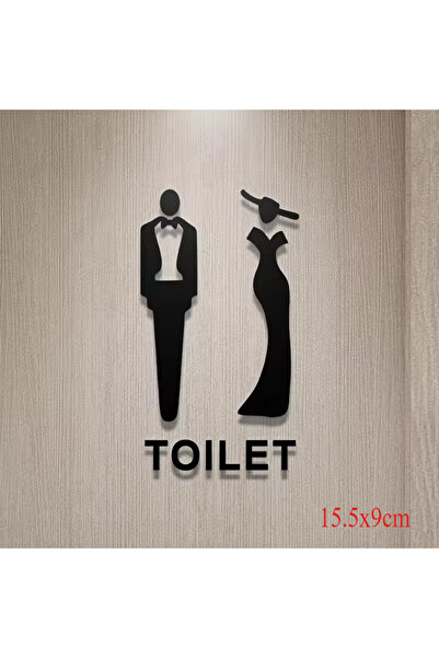 HELLOYOUNG TY8083-01-TOILET Black Floating Object for Men and Women, Bathroom...