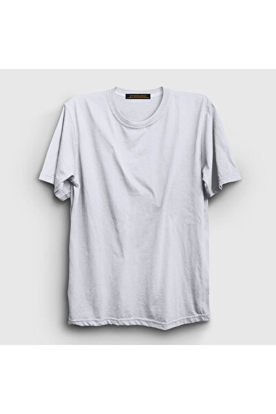 Presmono Tricou alb unisex neimprimat 59221tt
