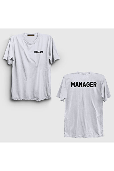 Presmono Unisex beli ruksak za izvršnog menadžera Štampano T-shirt 545981tt