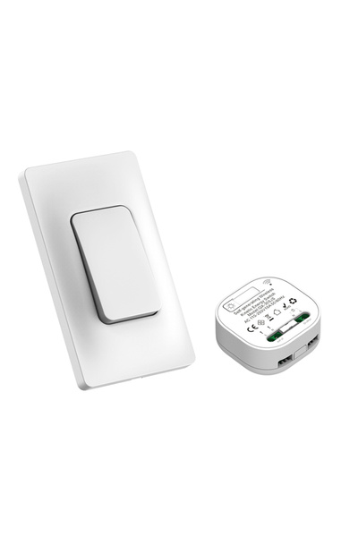 Choice whtie 1to q Self-powered Wireless Switch White US Standard Lifetime Fr...