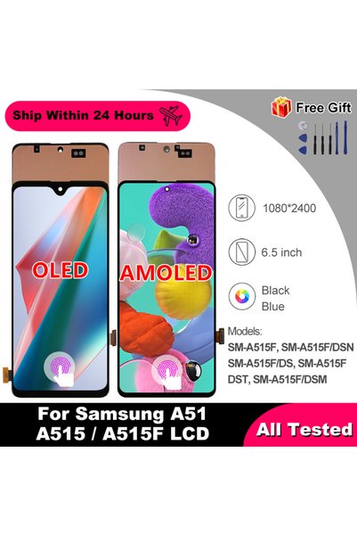 Choice1 AMOLED With Frame AMOLED For Samsung Galaxy A515 LCD SM-A515F/DST A51...