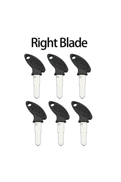 Choice1 Right Blade-6pcs 6pcs Key Blank Left Right Blade Keys for Motorcycle ...