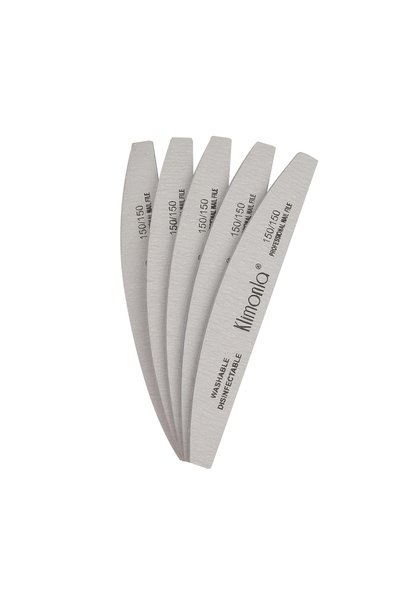 Choice 5pcs 150 grit 5/10PCS Klimonla Nail Files Durable High Quality Nail Fi...