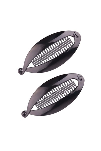 Choice black 2PC Banana Hairpin Clip Headdress Female Hair Accessories DIY Mo...