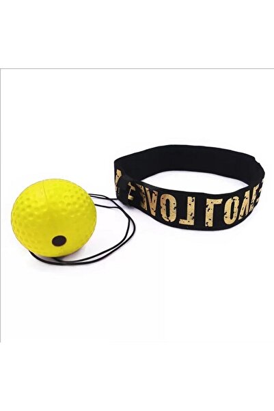 Choice3 YELLOW Muay Thai Boxing Speed Ball With Head Band For Sanda Boxing Fi...