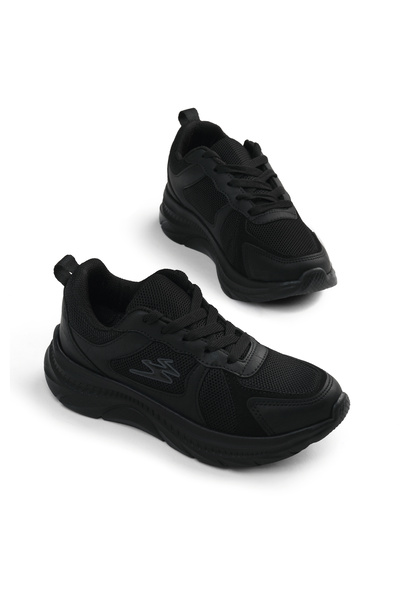 Tonny Black Women's Black Comfortable Fit Faylon Sole Sneaker