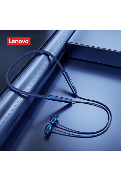 LENOVO سماعات أذن بلوتوث HE05X Pro زرقاء أصلية، سماعات مقاومة للماء، سماعات H...