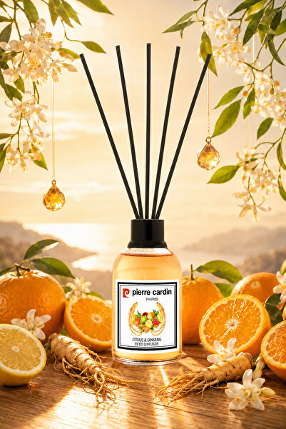 Pierre Cardin Reed Diffuser 110 ml – Citrus & Ginseng – Narenciye & Ginseng O...