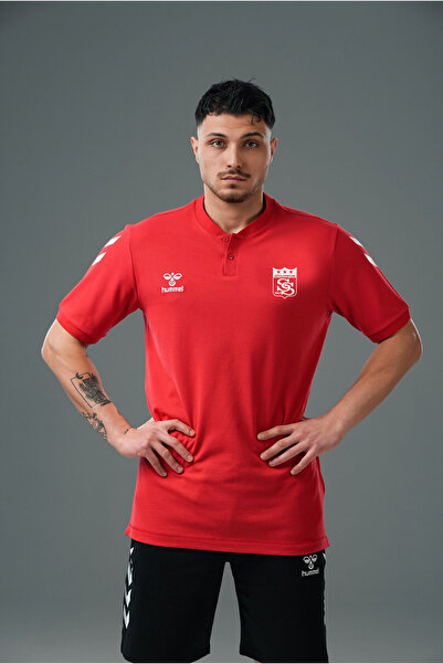 hummel Armin Cotton Baby Collar T-Shirt Red Sivasspor