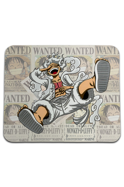 Kupabaskıcısı One Piece Luffy Mousepad 19x23 cm - Kaydırmaz Kauçuk Taban
