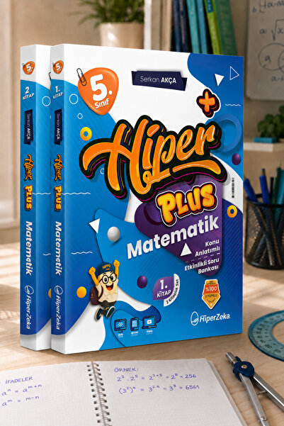 HiperZeka 2027 5. Sınıf Hiper Plus Matematik Konu Anlatımlı & Etkinlikli Soru...