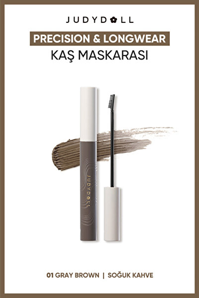 JUDYDOLL Precision & Longwear Kaş Maskarası P01 Gri Kahverengi / Gray Brown |...