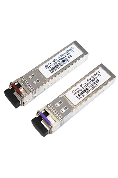 choice2 2Pcs-1330 1270nm 10Gbps SFP+ Transceiver Module 10G LC 1330nm/1270nm ...