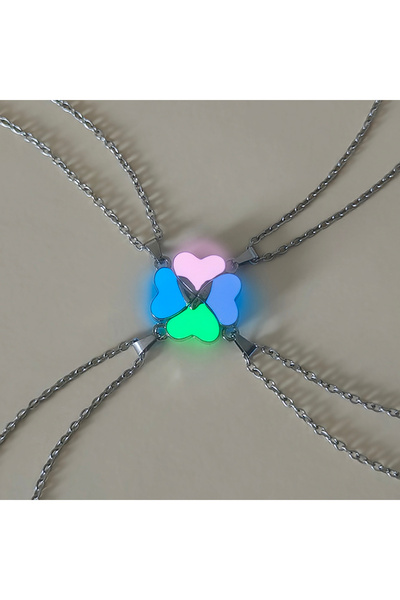 Choice 50cm K2449 4 Pcs Luminous Four-Leaf Clover Good Friend Sister Brother ...