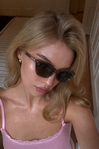 Goldmine Women's Kiki Sun Sunglasses Uv400 Leopard |   Case and Cleaning Clot...