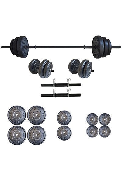 Dambılcım Halter Seti Dambıl Seti Ağırlık ve Vücut Geliştirme Aleti 55 Kg