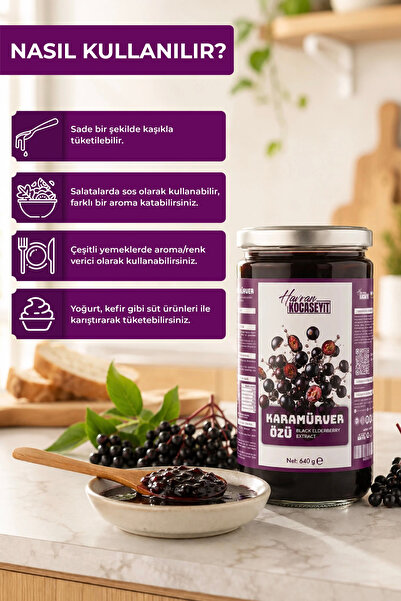 HAVRAN KOCASEYİT Kara Mürver Özü 650 g