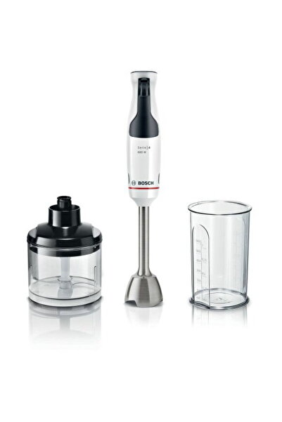 Bosch Mixer Vertical Ergomaster MSM4W220, 0.6l, 600W, Viteza Variabila, Alb-N...