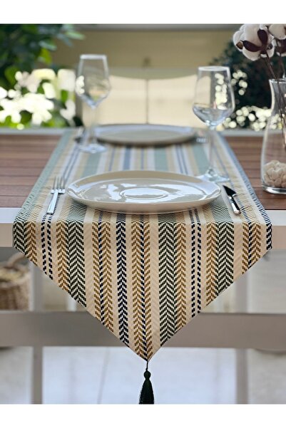 desenizmir New Season, Retro Pattern Runner Coverlet