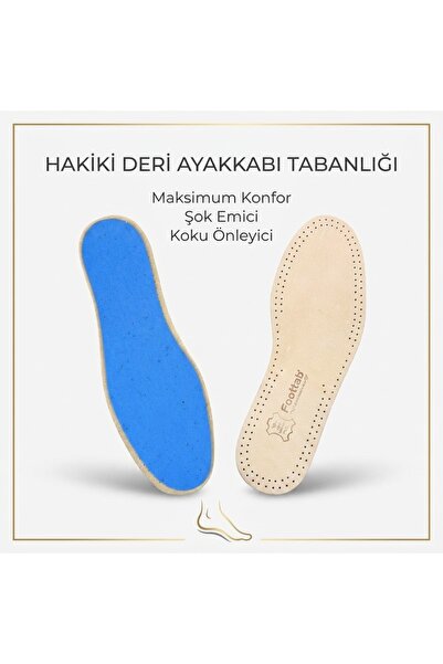 ipekbazaar Exclusive Hakiki Deri Naturel Ayakkabı Tabanı, Parfümlü, Koku Önle...