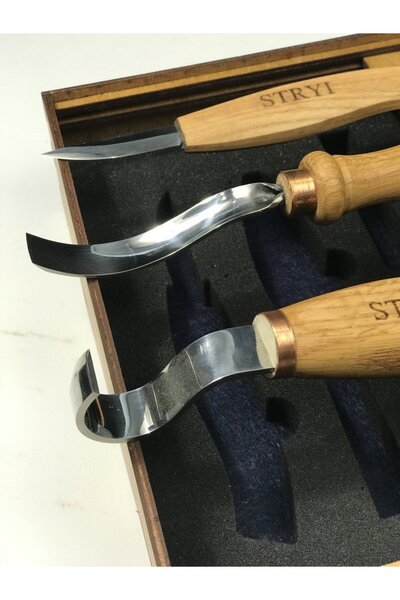 Stryi 503002 Ahşap Kuksa Oyma Seti
