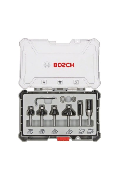 Bosch Freze Seti Karışık 8mm (6 PARÇA)