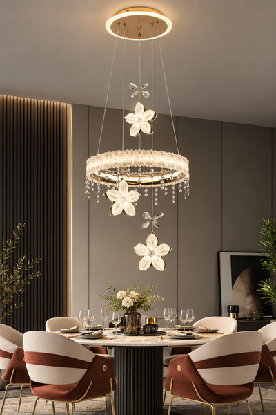 Apliqa ORFEO 3'LÜ GOLD LED AVİZE
