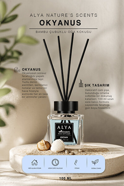 ALYA Nature's Scents Oceann Bambu Çubuklu Oda Kokusu