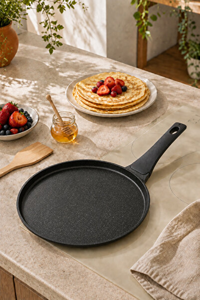 Enza Flatcast 26 Cm Granit Döküm Krep Tavası