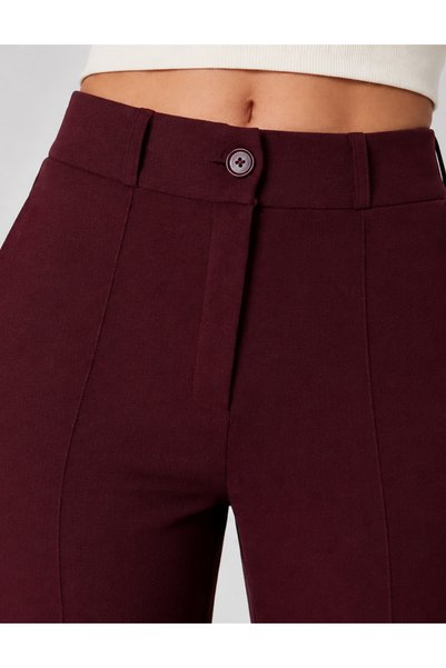 DIANNA Women's Wide Leg Detail Stitching Stretchy Palazzo Pants