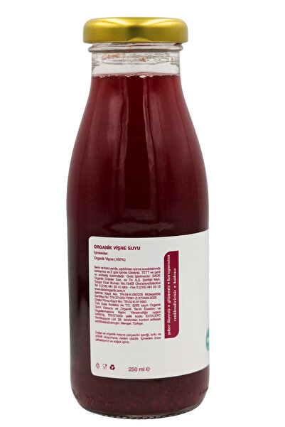 Sade Organik Organik Limonata-Çilekli Limonata ve Vişne suyu 3'Lü Paket