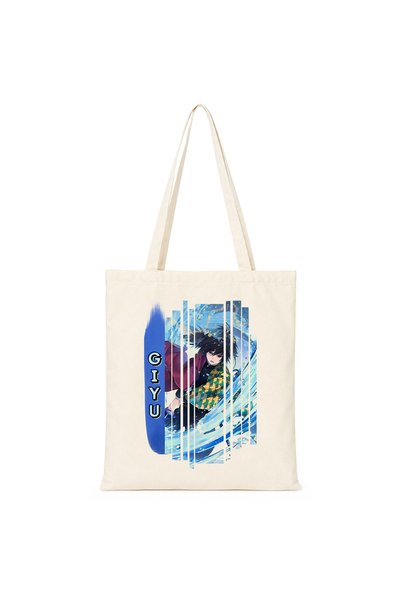 Generic Brand Demon Slayer Giyu Tomioka Double-Sided Printed Shoulder Bag 35X...