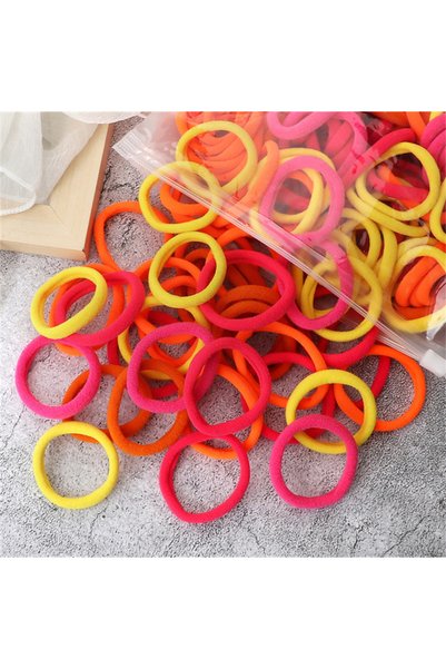 Choice4 16 50pcs 50pcs/set Packing Women Girls Hair Bands Simple Solid Colors...
