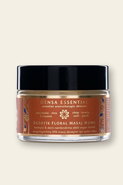 Densa Essential EGZOTİK FLORAL SPA MASAJ MUMU 50 ML - SICAK/DİNLENDİRİCİ/BESLEYİCİ/NEMLENDİRİCİ MASAJ DENEYİMİ