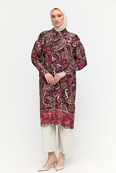 Setrms Çoklu Desenli Floş Tunik