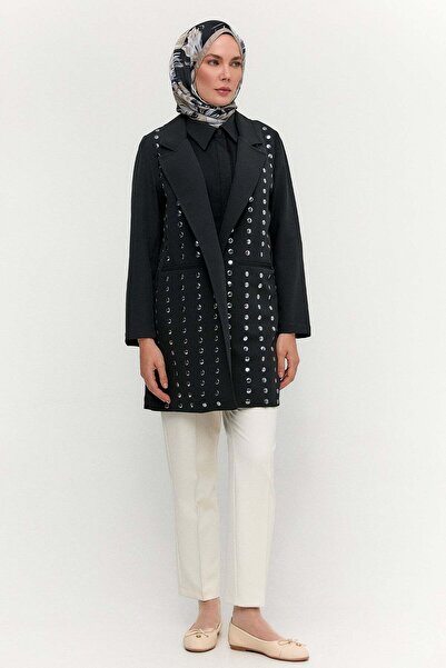 Setrms Metal Taşlı Blazer Ceket