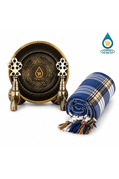 BS İkili Hamam Taslı Antik Osmanlı Musluk (Peştamal Dahil)