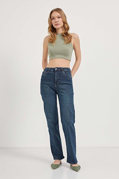 Arma Life Kadın Jeans Yüksek Bel Straight Laci Kot Pantolon